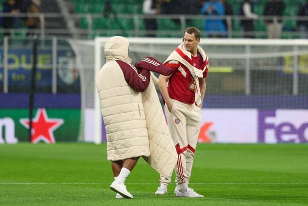 Manuel Neuer 1 (FC Bayern Muenchen), Inter Mailand vs. FC Bayern Muenchen, Fussball, Champions League, Viertelfinale, Rueckspiel, 16.04.2025 Mailand Lombardei Italien