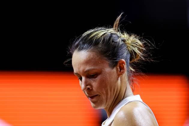im Bild Tatjana Maria Tatjana Maria GER vs Ella Seidel GER GER, Porsche Tennis Grand Prix GP Stuttgart 2025, WTA500, 16.04.2025 GER, Porsche Tennis Grand Prix GP Stuttgart 2025, WTA500, 16.04.2025 Stuttgart Copyright: xEibner-Pressefoto RogerxBuerkex EP