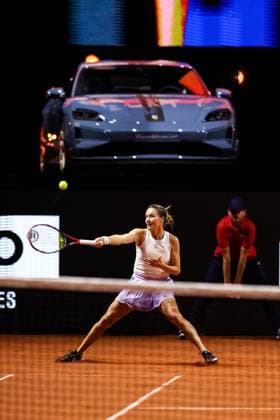 im Bild Tatjana Maria Tatjana Maria GER vs Ella Seidel GER GER, Porsche Tennis Grand Prix GP Stuttgart 2025, WTA500, 16.04.2025 GER, Porsche Tennis Grand Prix GP Stuttgart 2025, WTA500, 16.04.2025 Stuttgart Copyright: xEibner-Pressefoto RogerxBuerkex EP