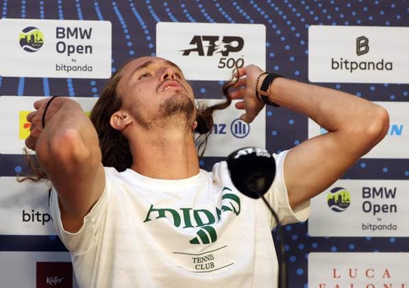 16.04.2025, BMW Open MTTC Iphitos ATP, Tennis Herren Tour 500, Muenchen, Tennis, im Bild: Alexander Zverev (GER)