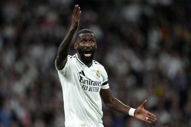 Cc Madrid 16 04 2025 - Champions League Real Madrid-Arsenal foto Cesar Cebolla Image nella foto: Antonio Rudiger 