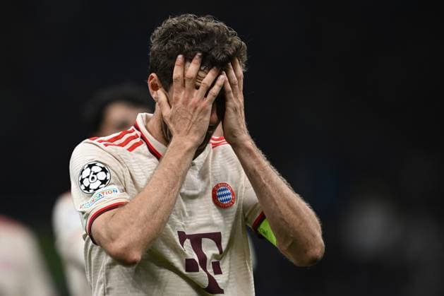 Sport Bilder des Tages Cm Milano 16 04 2025 - Champions League Inter-Bayern Monaco foto Cristiano Mazzi Image nella foto: Thomas Muller 