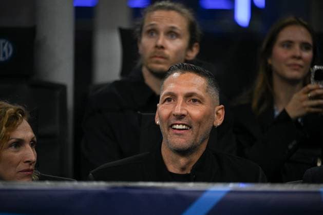 CALCIO - UEFA Champions League - Inter - FC Internazionale vs Bayern Munich Marco Materazzi of FC Inter before the UEFA Champions League quarter finals second leg match between Inter FC Internazionale and FC Bayern Monaco, on Avril 16th, 2025, at Giuseppe Meazza San Siro Siro stadium in Milan, Italy Credit: Tiziano Ballabio Milan Italy  Copyright: xIPAxSport ABACAx