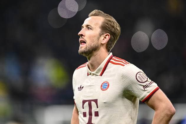 Harry Kane (FC Bayern Muenchen) looks dejected during the UEFA Champions League 2024 25 Quarter Final Second Leg match between FC Internazionale Milano and FC Bayern München at San Siro on April 16, 2025 in Milan, Italy. (Photo by Harry Langer DeFodi Images)