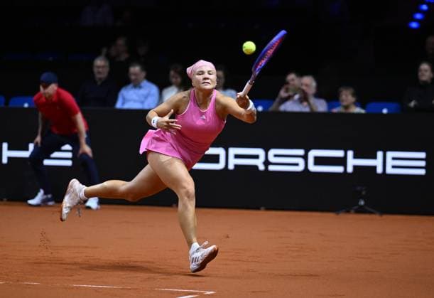 Porsche Tennis Grand Prix 2025 in Stuttgart, 16.04.2025 Diana Shnaider (RUS) Porsche Tennis Grand Prix 2025