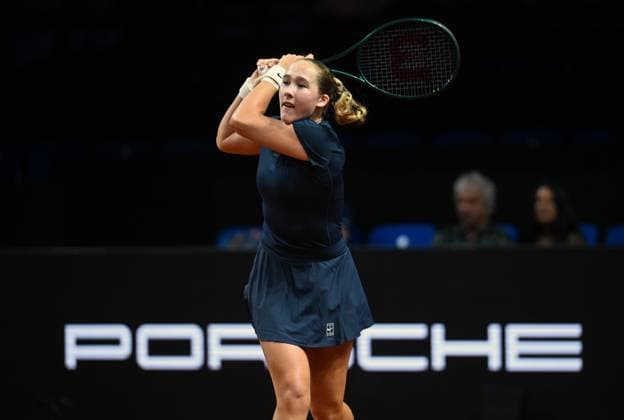 Porsche Tennis Grand Prix 2025 in Stuttgart, 16.04.2025 Mirra Andreeva (RUS) Porsche Tennis Grand Prix 2025
