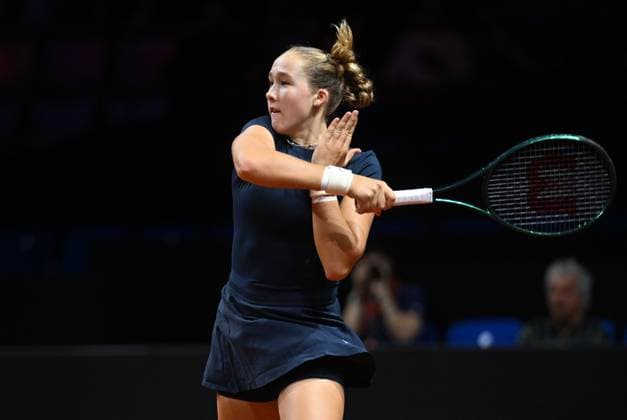 Porsche Tennis Grand Prix 2025 in Stuttgart, 16.04.2025 Mirra Andreeva (RUS) Porsche Tennis Grand Prix 2025