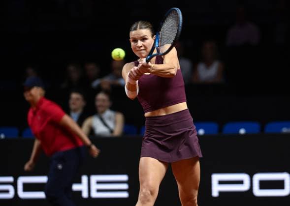 Porsche Tennis Grand Prix 2025 in Stuttgart, 12.04.2025 Jana Fett (CRO) Porsche Tennis Grand Prix 2025