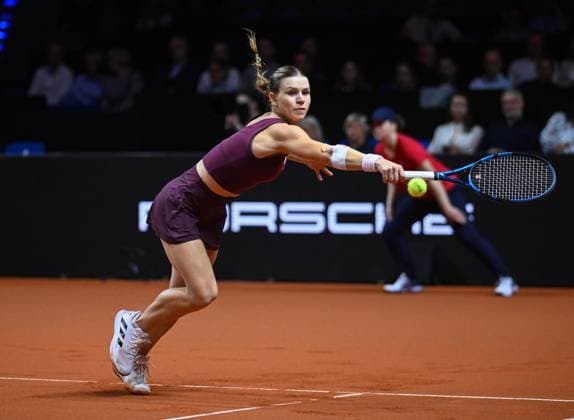 Porsche Tennis Grand Prix 2025 in Stuttgart, 12.04.2025 Jana Fett (CRO) Porsche Tennis Grand Prix 2025