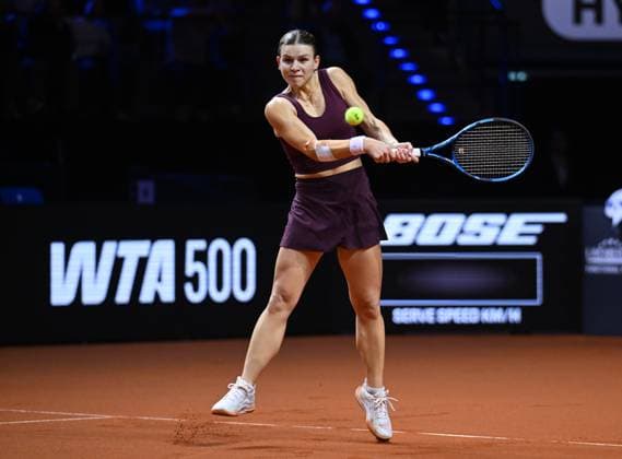 Porsche Tennis Grand Prix 2025 in Stuttgart, 12.04.2025 Jana Fett (CRO) Porsche Tennis Grand Prix 2025