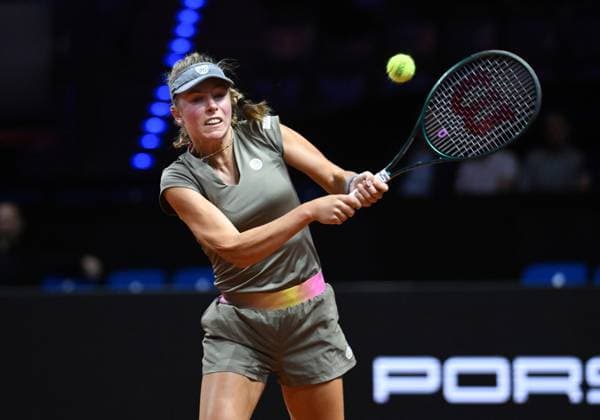 Porsche Tennis Grand Prix 2025 in Stuttgart, 16.04.2025 Magdalena Frech (POL) Porsche Tennis Grand Prix 2025