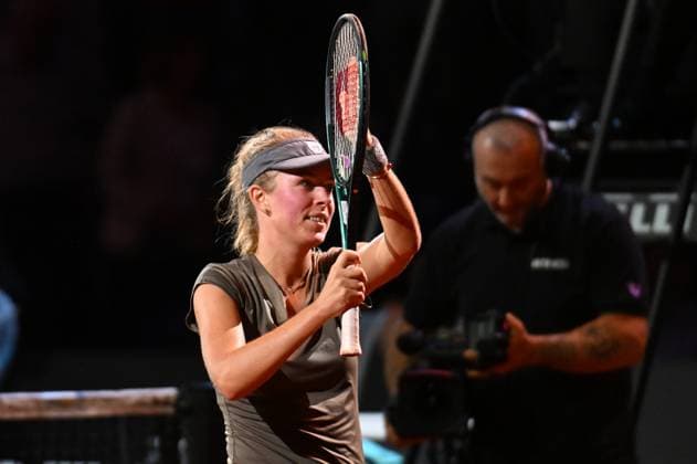 Porsche Tennis Grand Prix 2025 in Stuttgart, 16.04.2025 Magdalena Frech (POL) Porsche Tennis Grand Prix 2025
