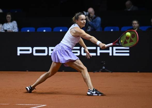 Porsche Tennis Grand Prix 2025 in Stuttgart, 16.04.2025 Tatjana Maria (GER) Porsche Tennis Grand Prix 2025