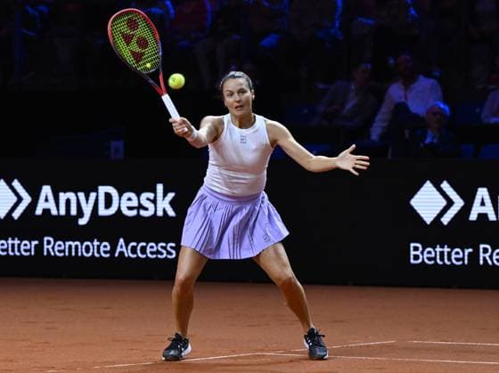 Porsche Tennis Grand Prix 2025 in Stuttgart, 16.04.2025 Tatjana Maria (GER) Porsche Tennis Grand Prix 2025