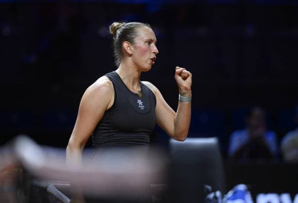 Porsche Tennis Grand Prix 2025 in Stuttgart, 16.04.2025 Elise Mertens (BEL) Porsche Tennis Grand Prix 2025