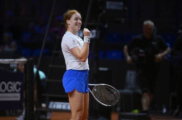 Porsche Tennis Grand Prix 2025 in Stuttgart, 16.04.2025 Ella Seidel (GER) Porsche Tennis Grand Prix 2025
