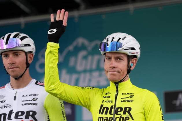 MEINTJES Louis Du Bouisson during the Giro d™Abruzzo, stage 3 from San Demetrio ne Vestini to Roccaraso (Aremogna) (160 km) - Abruzzo - Thursday, April 17, 2025. - cycling .  Copyright: xMassimoxPaolone LaPressex