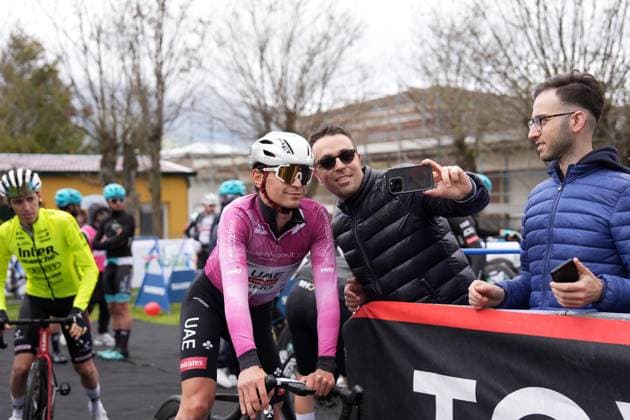 COVI Alessandro during the Giro d™Abruzzo, stage 3 from San Demetrio ne Vestini to Roccaraso (Aremogna) (160 km) - Abruzzo - Thursday, April 17, 2025. - cycling .  Copyright: xMassimoxPaolone LaPressex