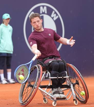 17.04.2025, BMW Open MTTC Iphitos ATP, Tennis Herren Tour 500, Muenchen, Tennis, im Bild: Alfie Hewett (GBR)