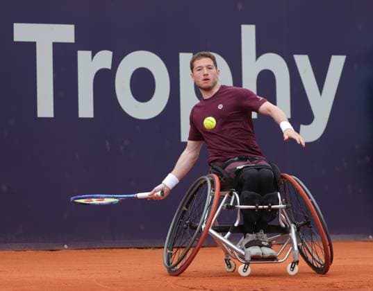17.04.2025, BMW Open MTTC Iphitos ATP, Tennis Herren Tour 500, Muenchen, Tennis, im Bild: Alfie Hewett (GBR)