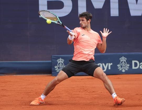 17.04.2025, BMW Open MTTC Iphitos ATP, Tennis Herren Tour 500, Muenchen, Tennis, im Bild: Mariano Navone (ARG)