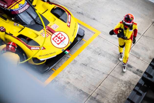 Bilder des Jahres 2025, Sport 04 April FIA WEC - 6 HOURS OF IMOLA 2025 83 HANSON Phil (gbr), KUBICA Robert (pol), YE Yifei (chn), AF Corse, Ferrari 499P 83, Hypercar, action during the 6 Hours of Imola 2025, 2nd round of the 2025 FIA World Endurance Championship, from April 18 to 20, 2025 on the Autodromo Internazionale Enzo e Dino Ferrari in Imola, Italy - ImolaItaly  Copyright: xCharlyxLopezx