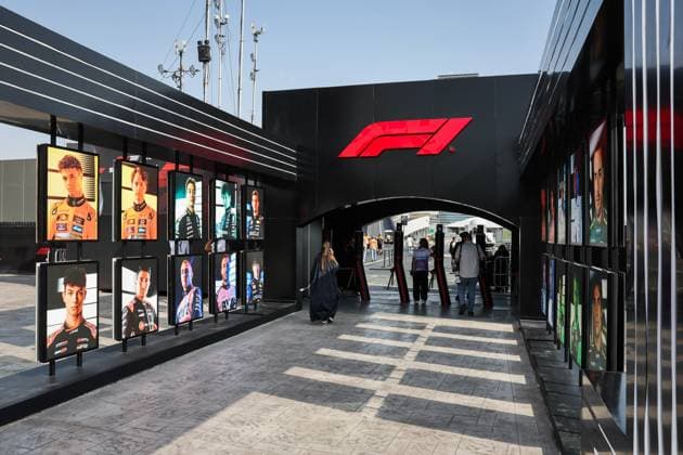F1 - SAUDI ARABIAN GRAND PRIX 2025 F1 paddock entrance, entry during the Formula 1 STC Saudi Arabian Grand Prix 2025, 5th round of the 2025 FIA Formula One World Championship, WM, Weltmeisterschaft from April 18 to 20, 2025 on the Jeddah Corniche Circuit, in Jeddah, Saudi Arabia - JeddahSaudi Arabia  Copyright: xANTONINxVINCENTx