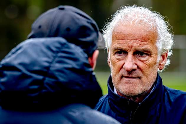Fred Rutten of NEC during the match NEC - RKC (friendly) at the Trainingscomplex De Goffert for the Dutch Eredivisie season 2024-2025 in NIJMEGEN, Netherlands on 17 april 2025, (photo by Marcel van Dorst EYE4images DeFodi Images) *** Fred Rutten of NEC during the match NEC RKC friendly at the Trainingscomplex De Goffert for the Dutch Eredivisie season 2024 2025 in NIJMEGEN, Netherlands on 17 april 2025, photo by Marcel van Dorst EYE4images DeFodi Images