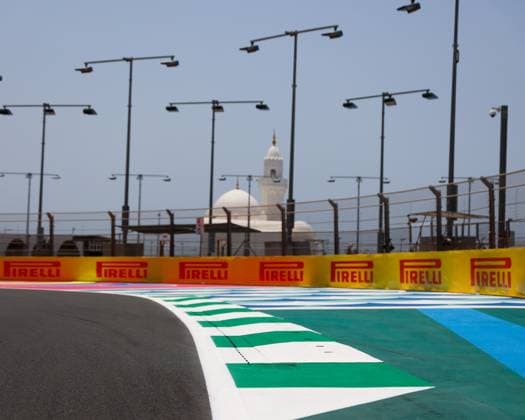 track Rennstrecke F1 Grand Prix of Saudi Arabia at Jeddah Corniche Circuit (Photo by HOCH ZWEI) Jeddah Saudi Arabia