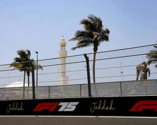 track Rennstrecke F1 Grand Prix of Saudi Arabia at Jeddah Corniche Circuit (Photo by HOCH ZWEI) Jeddah Saudi Arabia