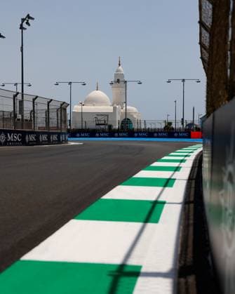 track Rennstrecke F1 Grand Prix of Saudi Arabia at Jeddah Corniche Circuit (Photo by HOCH ZWEI) Jeddah Saudi Arabia