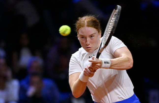 Ella Seidel (GER) Aktion Tennis Damen Porsche-Cup Porsche Tennis Grand Prix GP Stuttgart 2025 Porsche Arena 17.04.2024 DFL REGULATIONS PROHIBIT ANY USE OF PHOTOGRAPHS AS IMAGE SEQUENCES AND OR QUASI-VIDEO Tennis Damen Porsche-Cup Porsche Tennis Grand Prix GP Stuttgart 2025