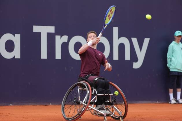 17.04.2025, BMW Open MTTC Iphitos ATP, Tennis Herren Tour 500, Muenchen, Tennis, im Bild: Alfie Hewett (GBR)