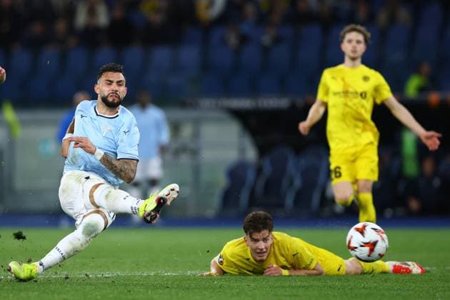 Fp Roma 17 04 2025 - Europa League Lazio-FK Bodo Glimt foto Federico Proietti Image nella foto: Valentin Taty Castellanos 