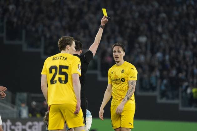 CALCIO - UEFA Europa League - SS Lazio vs FK Bodo Glimt Referee Daniel Siebert during quarter finals of the UEFA Europa League between S.S. Lazio VS Fotballklubben Bodo Glimt on 17 April 2025 at the Olympic Stadium, Rome, italy Rome Italy  Copyright: xIPAxSport ABACAx