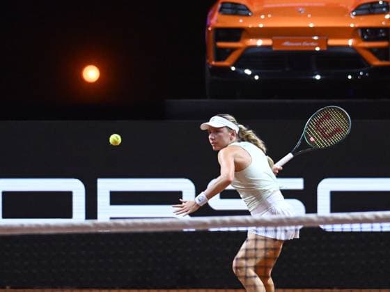 Porsche Tennis Grand Prix 2025 in Stuttgart, 17.04.2025 Ekaterina Alexandrova (RUS) Porsche Tennis Grand Prix 2025