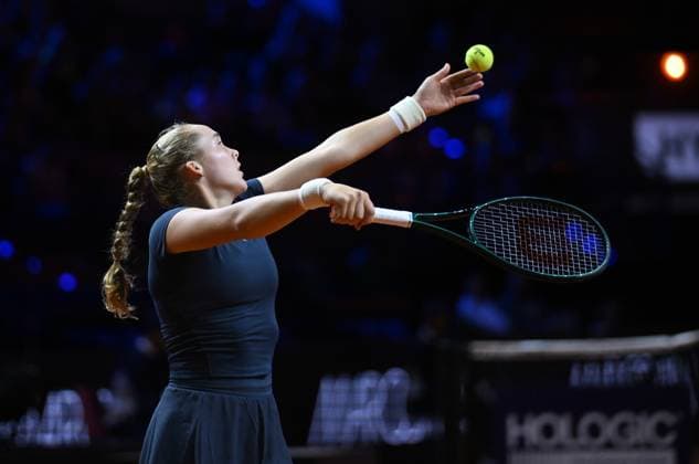 Porsche Tennis Grand Prix 2025 in Stuttgart, 17.04.2025 Mirra Andreeva (RUS) Porsche Tennis Grand Prix 2025