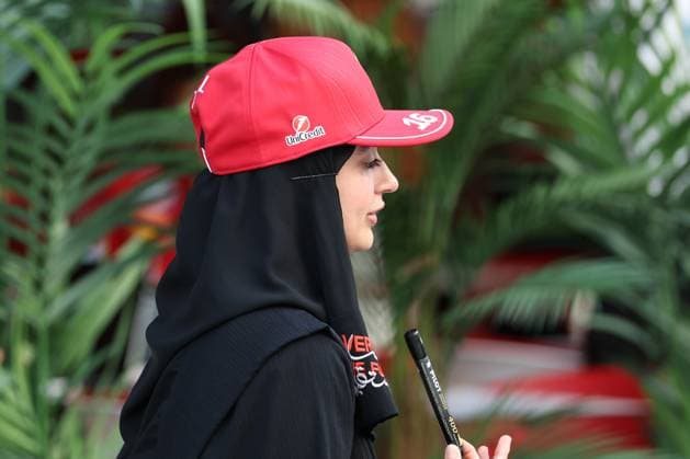 Fan during the 2025 Formula One STC Saudi Arabian Grand Prix, 5th round of the 2025 Formula 1 World Championship, WM, Weltmeisterschaft taking place from April 18 to 20, 2025 at Jeddah Corniche Circuit in Jeddah, Saudi Arabia. (Photo by Philippe Nanchino Eurasia Images) Jeddah Jeddah Corniche Circuit Saudi Arabia