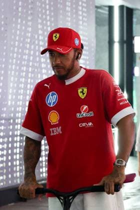 44 Lewis Hamilton (GBR) Scuderia Ferrari HP (ITA) SF25 Ferrari during the 2025 Formula One STC Saudi Arabian Grand Prix, 5th round of the 2025 Formula 1 World Championship, WM, Weltmeisterschaft taking place from April 18 to 20, 2025 at Jeddah Corniche Circuit in Jeddah, Saudi Arabia. (Photo by Philippe Nanchino Eurasia Images) Jeddah Jeddah Corniche Circuit Saudi Arabia