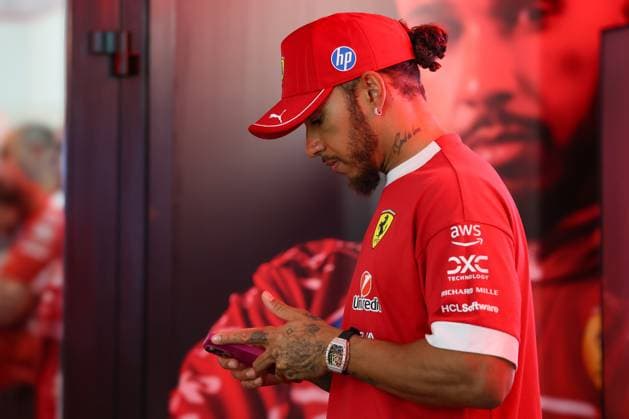 44 Lewis Hamilton (GBR) Scuderia Ferrari HP (ITA) SF25 Ferrari during the 2025 Formula One STC Saudi Arabian Grand Prix, 5th round of the 2025 Formula 1 World Championship, WM, Weltmeisterschaft taking place from April 18 to 20, 2025 at Jeddah Corniche Circuit in Jeddah, Saudi Arabia. (Photo by Philippe Nanchino Eurasia Images) Jeddah Jeddah Corniche Circuit Saudi Arabia