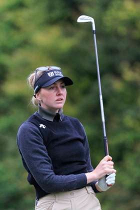 April 17, 2025, Los Angeles, California, USA: Olivia Cowan during the first round of the JM Eagle LA Championship presented by Plastpro on Wednesday April 17, 2025 at El Caballero Country Club in Tarzana, California. ARIANA RUIZ PI Los Angeles USA - ZUMAp124 20250417_zaa_p124_051 Copyright: xArianaxRuizx