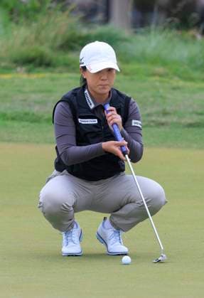 April 17, 2025, Tarzana, California, USA: Jiwon Jeon during first round of the JM Eagle LA Championship presented by Plastpro Thursday April 17, 2025 at El Caballero Country Club in Tarzana, California. JAVIER ROJAS PI Tarzana USA - ZUMAp124 20250417_zaa_p124_061 Copyright: xJavierxRojasx
