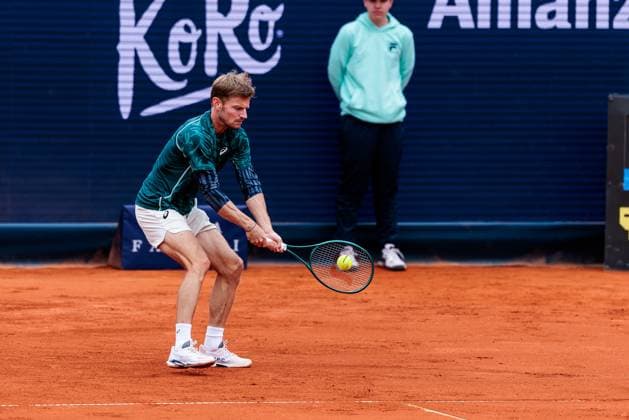 BMW Open München ATP, Tennis Herren 500; 18.04.2025 David Goffin (Belgien) im Match gegen Francisco Cerundolo (Argentinien) BMW Open by Bitpanda München ATP 500: Tag 7, München, MTTC Iphitos am 18.04.2025 Copyright: xBEAUTIFULxSPORTS Wunderlx