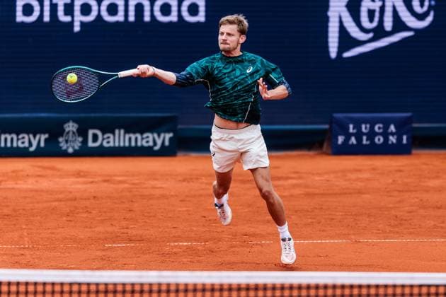 BMW Open München ATP, Tennis Herren 500; 18.04.2025 David Goffin (Belgien) im Match gegen Francisco Cerundolo (Argentinien) BMW Open by Bitpanda München ATP 500: Tag 7, München, MTTC Iphitos am 18.04.2025 Copyright: xBEAUTIFULxSPORTS Wunderlx