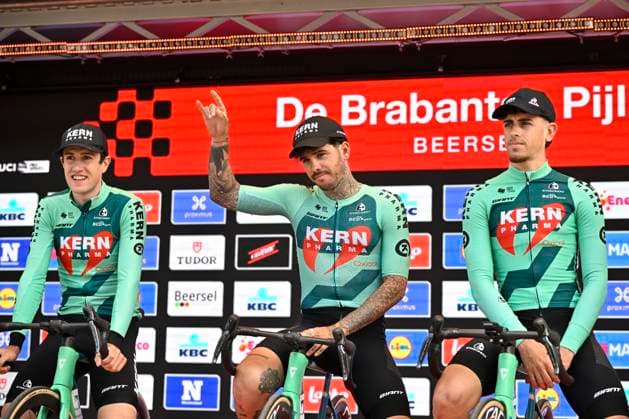Brabantse Pijl 2025 - Men Elite OVERIJSE, BELGIUM - APRIL 18 : Galván Francisco (ESP) of Equipo Kern Pharma pictured during the 65th edition of the Brabantse Pijl, an UCI individual Road cycling, Rad, Radsport, Strasse race with start in Beersel and finish in Overijse after 162,6 km, organized by Flanders Classics on April 18, 2025 in Overijse, Belgium, 18 04 2025 Overijse Belgium Copyright: xJanxDexMeuleneirx