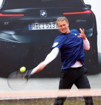 18.04.2025, BMW Open MTTC Iphitos ATP, Tennis Herren Tour 500, Muenchen, Tennis, im Bild: Alexander Zverev (GER)