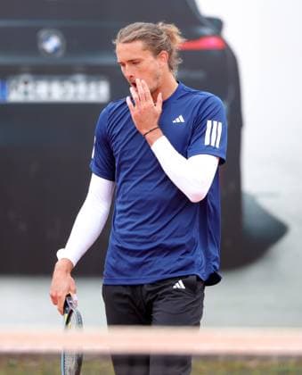 18.04.2025, BMW Open MTTC Iphitos ATP, Tennis Herren Tour 500, Muenchen, Tennis, im Bild: Alexander Zverev (GER)
