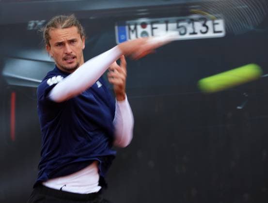 18.04.2025, BMW Open MTTC Iphitos ATP, Tennis Herren Tour 500, Muenchen, Tennis, im Bild: Alexander Zverev (GER)