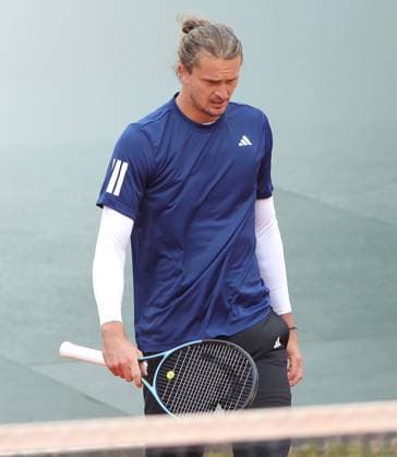 18.04.2025, BMW Open MTTC Iphitos ATP, Tennis Herren Tour 500, Muenchen, Tennis, im Bild: Alexander Zverev (GER)