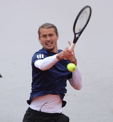 18.04.2025, BMW Open MTTC Iphitos ATP, Tennis Herren Tour 500, Muenchen, Tennis, im Bild: Alexander Zverev (GER)